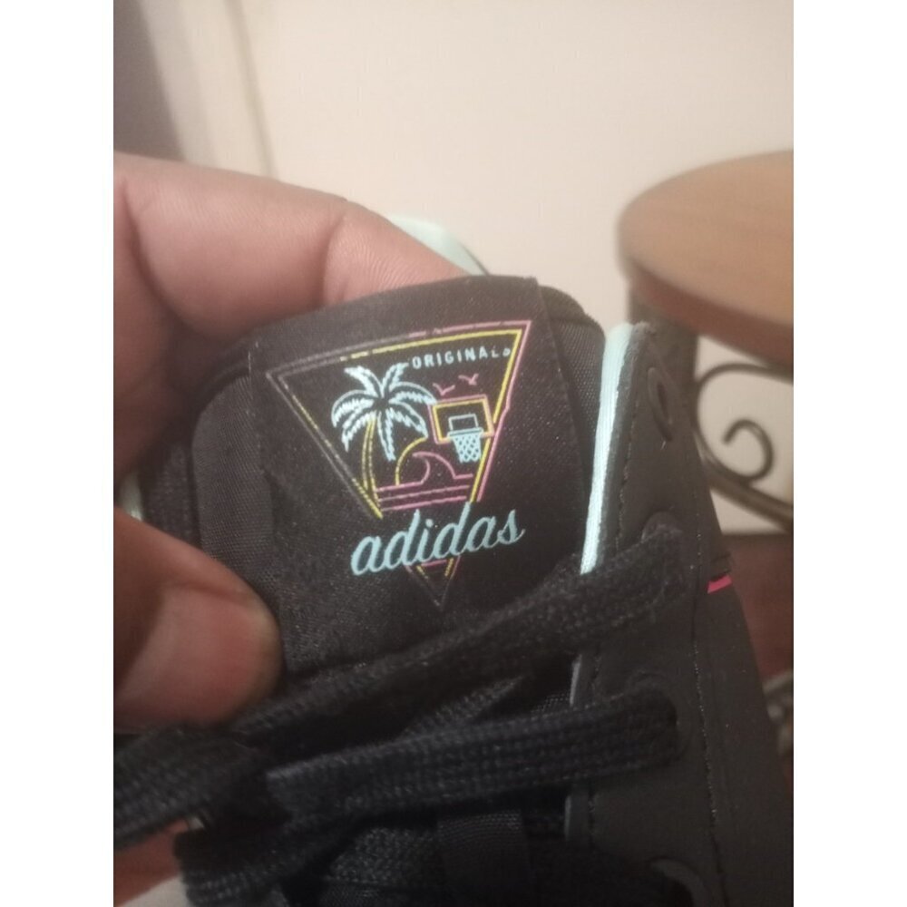 Adidas Forum Bold Black Womens GY4667 Tennis Shoes Sneakers Sz 10 - Picture 9 of 16